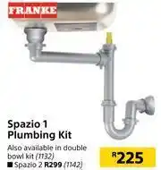 Franke Spazio 1 Plumbing Kit 1132