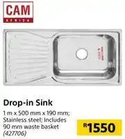 Builders Warehouse Cam Africa Drop-In Sink 427706 offer