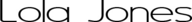 Lola Jones catalogues