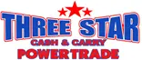 Three Star Cash and Carry logo